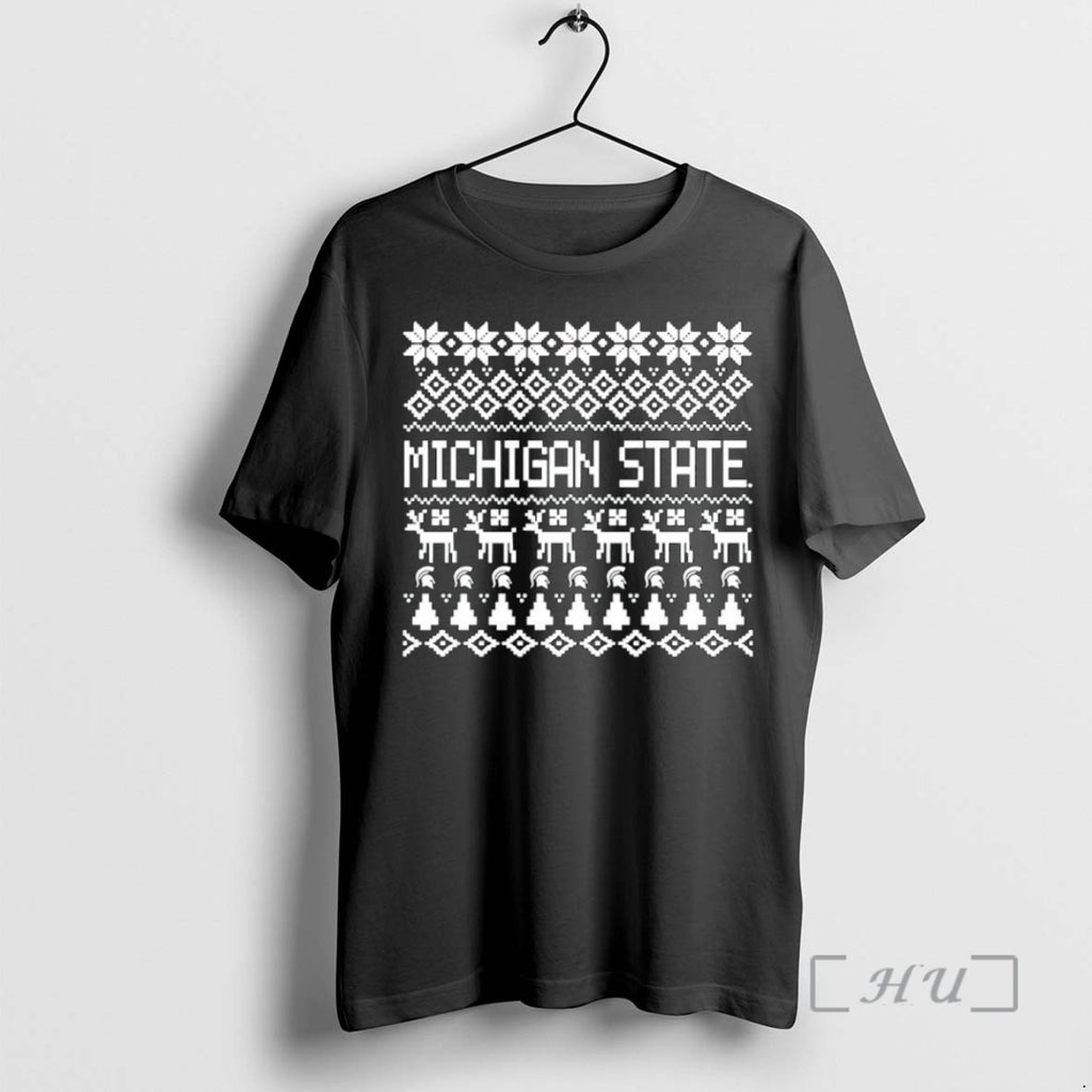 Officials Michigan State Spartans Holiday Ugly Christmas