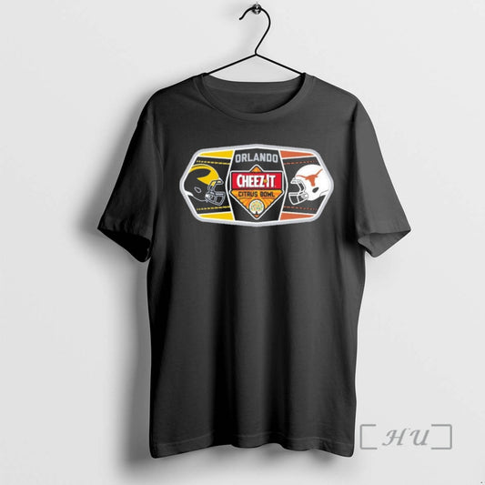 Officials Michigan Vs Texas 2025 Cheez It Citrus Bowl 2 Team Premium T Shirts Sweater Hoodie, Sweatshirt | WearSparks.com