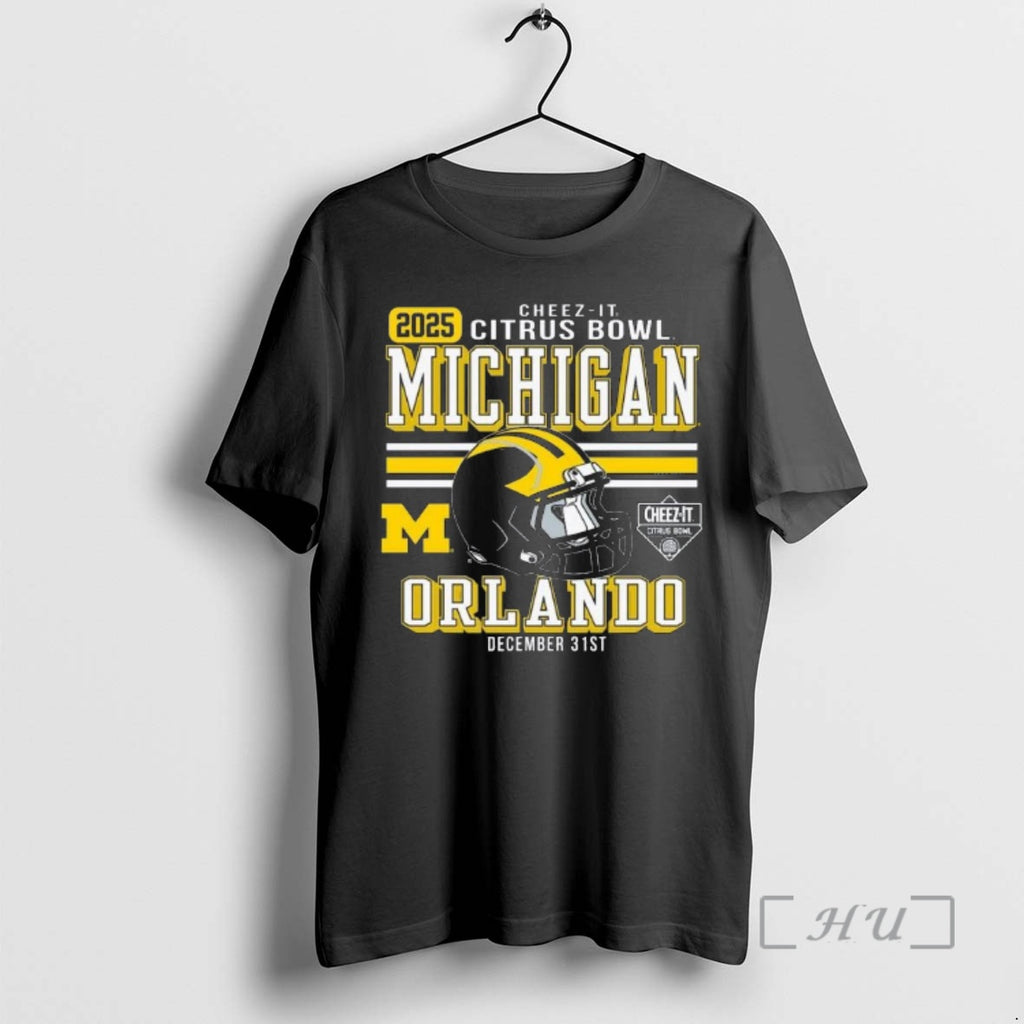 Officials Michigan Wolverines Football Cheez It Citrus Bowl 2025 Helmet