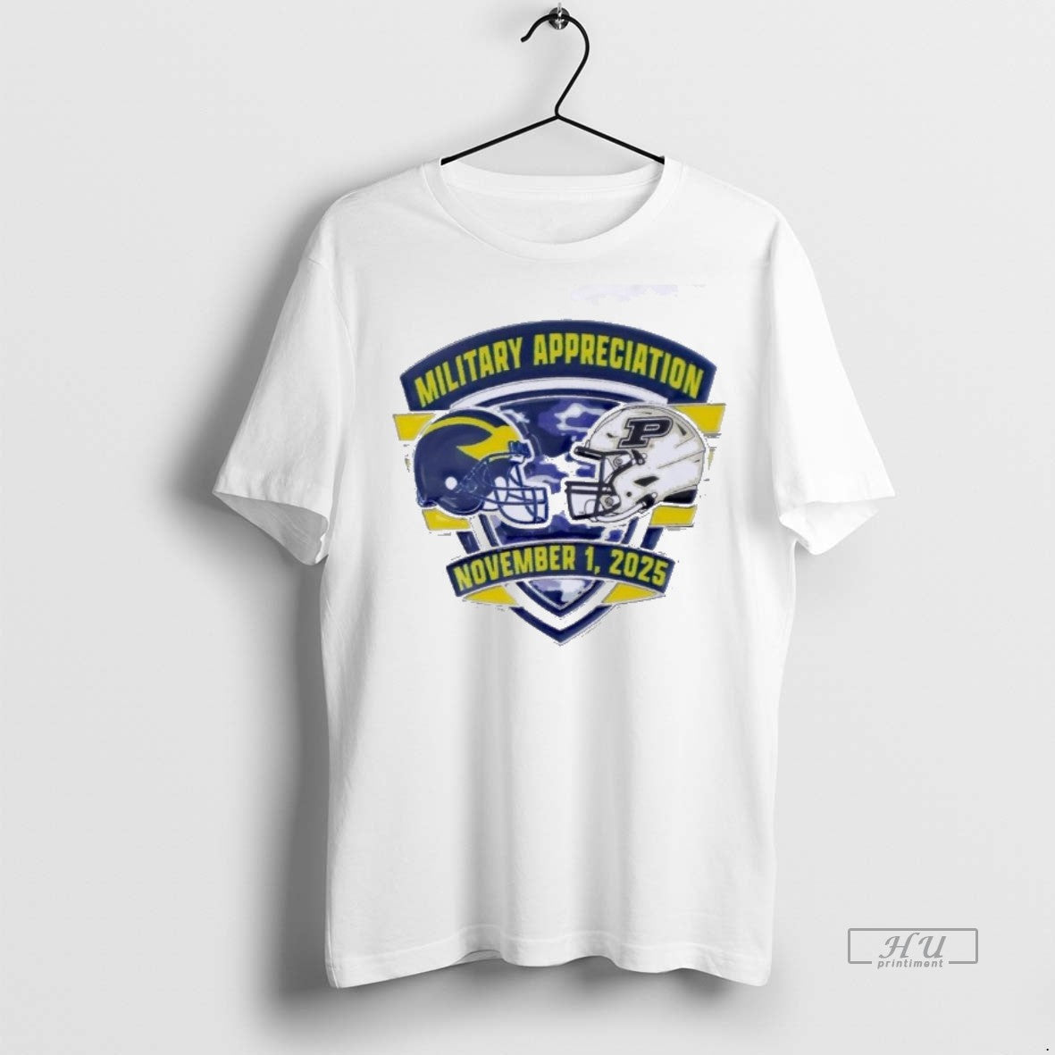 Officials Michigan Wolverines Vs Purdue Boilermakers 2025 Gameday Military Appreciation T Shirt Sweater