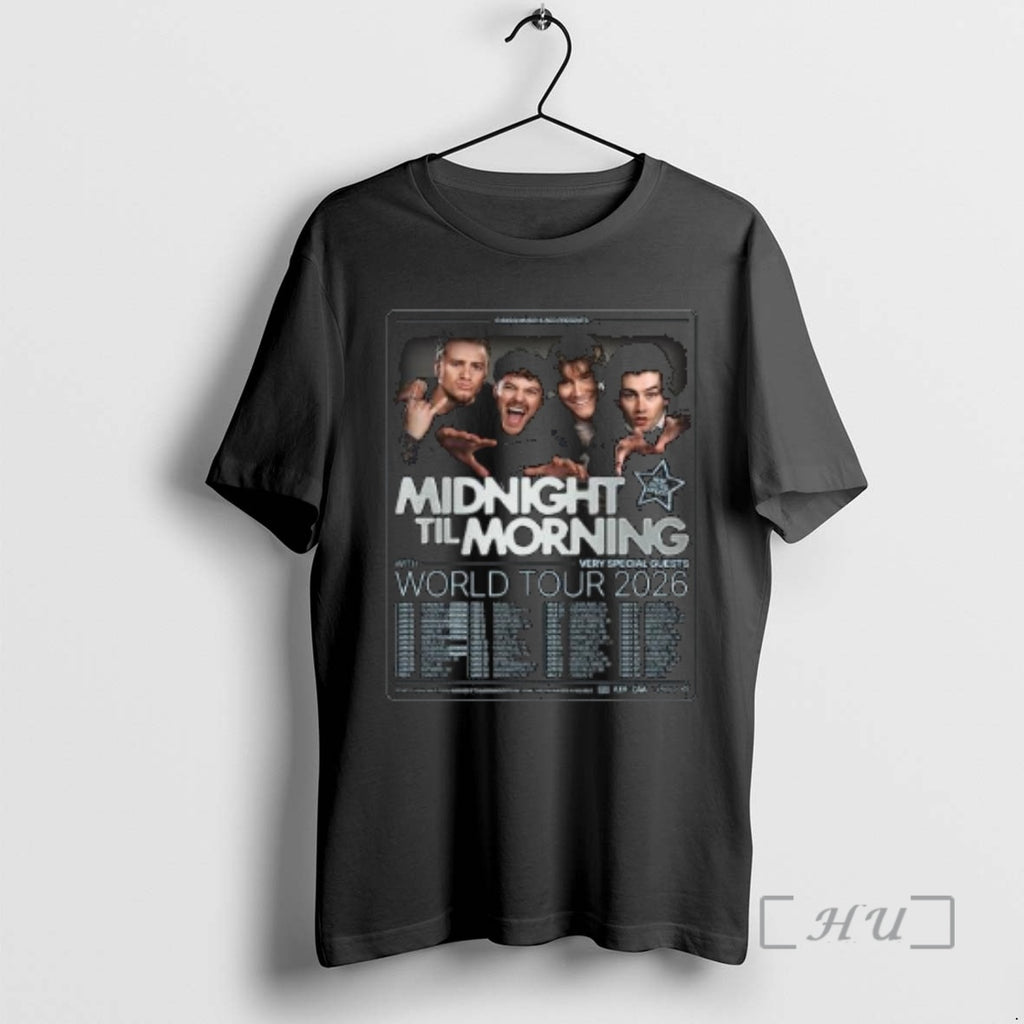Officials Midnight Til Morning Global Tour 2026 Circle Black