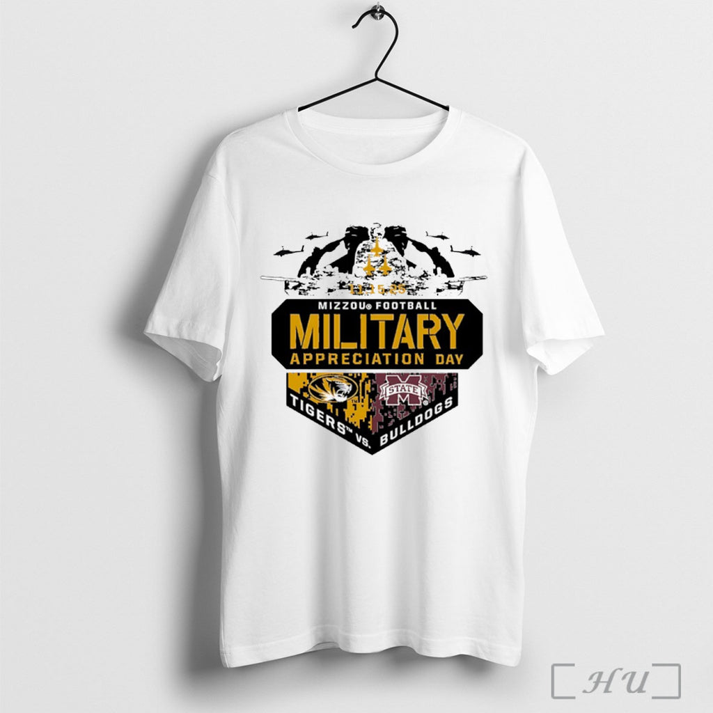 Officials Military Appreciation Game Day Missouri Tigers Vs Mississippi State Bulldogs T Shirt