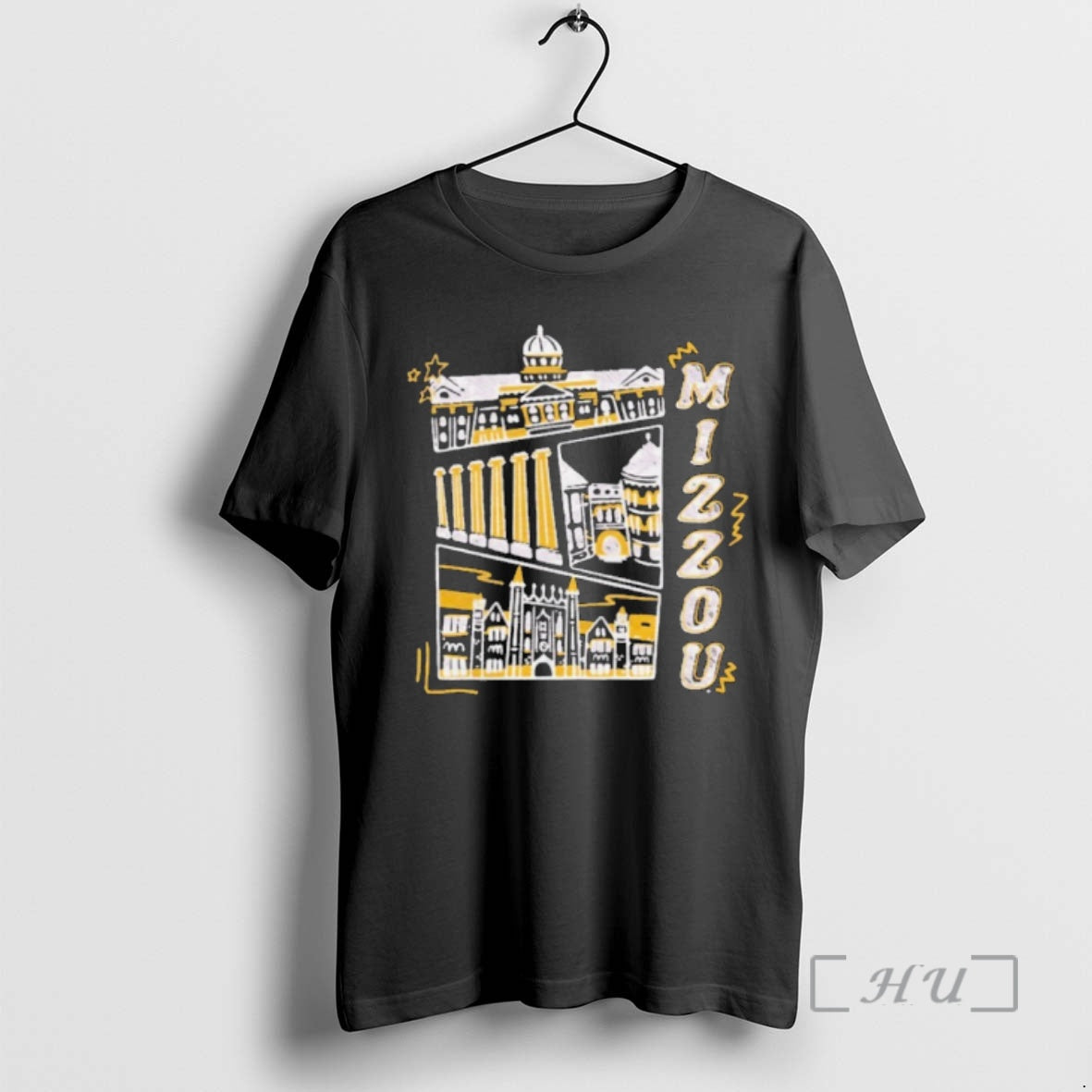 Officials Missouri Tigers Campus Landmarks Vintage