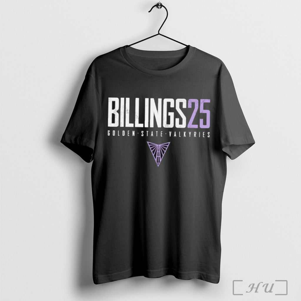 Officials Monique Billings 25 Golden State Valkyries Wnba Elite T Shirt