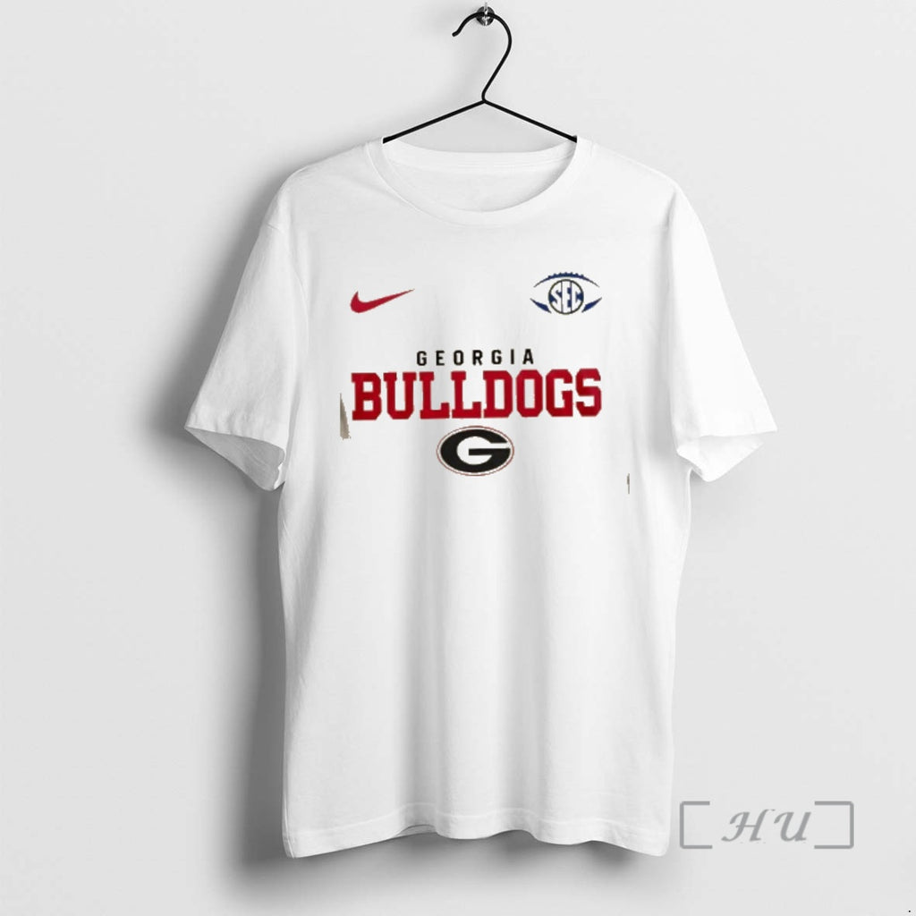 Officials Ncaa 2025 Sec Football Champions Georgia Bulldogs Go Dawgs 2 Sided Premium T Shirts