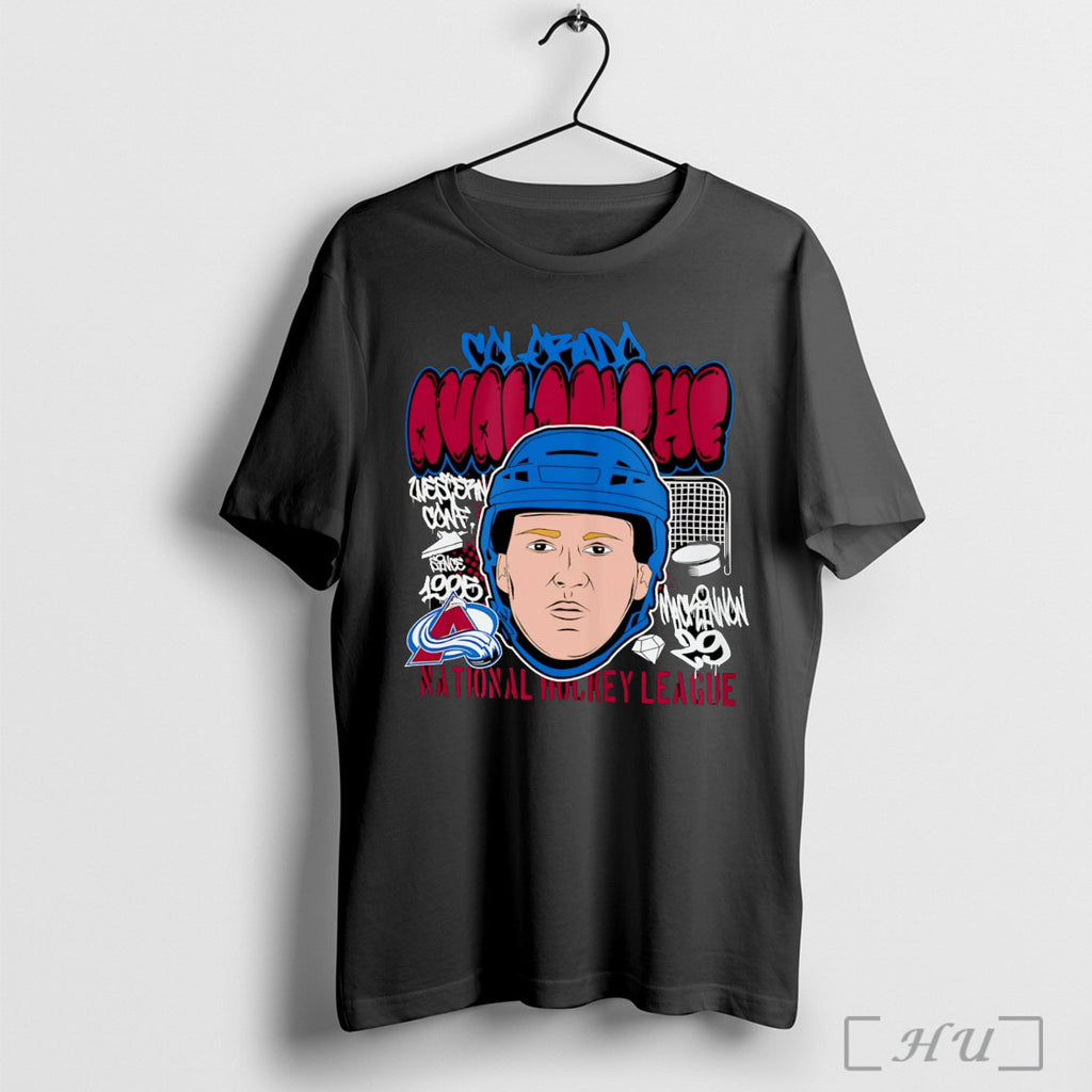 Officials Nathan Mackinnon Big Head Colorado Avalanche Nhl Cartoon T Shirt