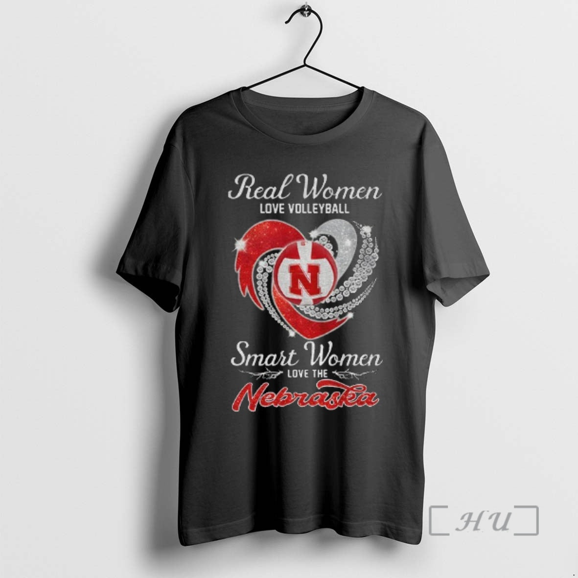 Officials Nebraska Cornhuskers Real Women Love Volleyball Smart Women Love The Nebraska Premium T Shirts