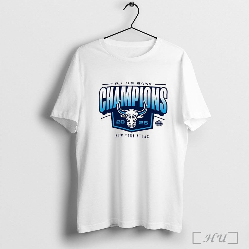 Officials New York Atlas Pll Us Bank Champions 2025 Ladies T Shirt