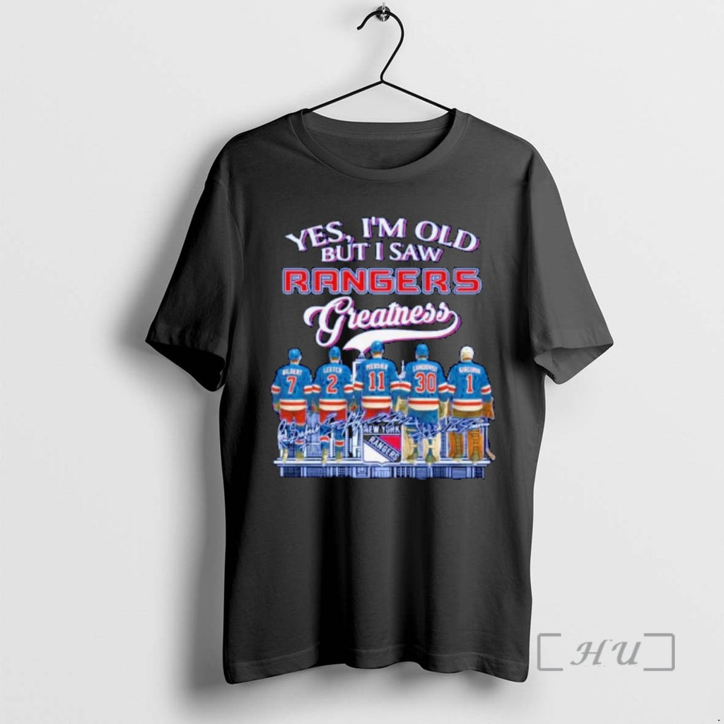 Officials New York Rangers Yes Im Old But I Saw Rangers Greatness Squad 2025 Ornaments
