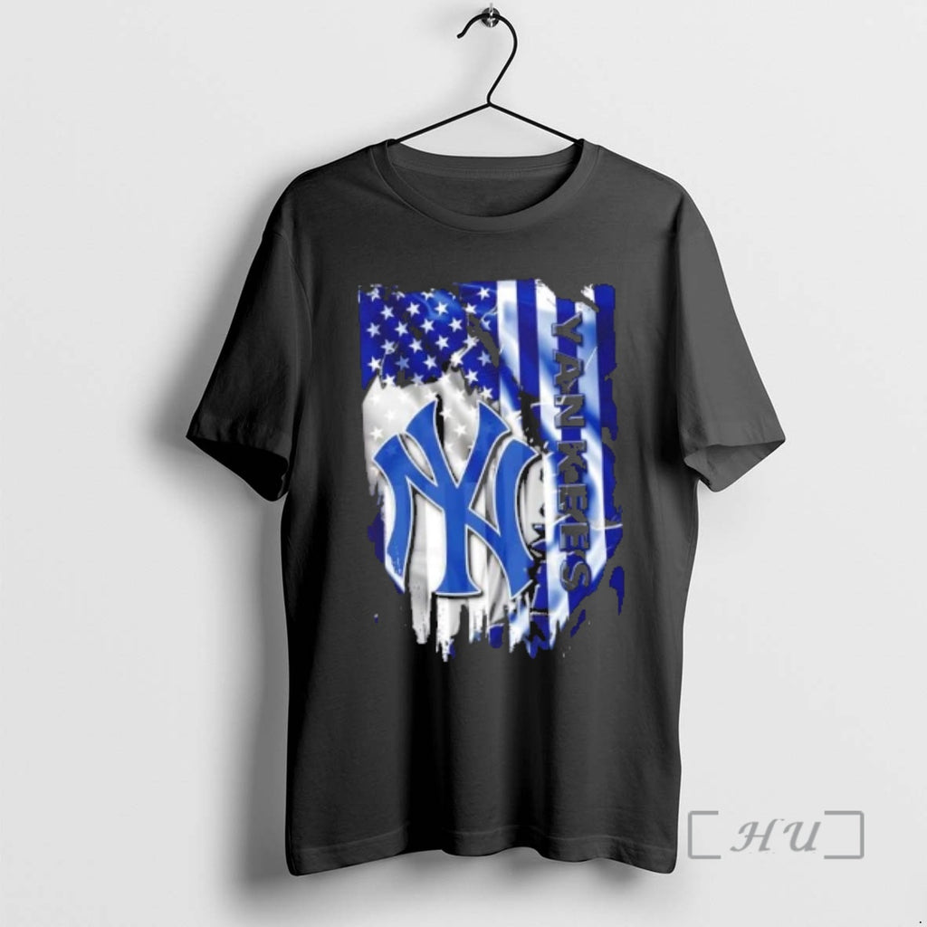 Officials New York Yankees Baseball X American Flag