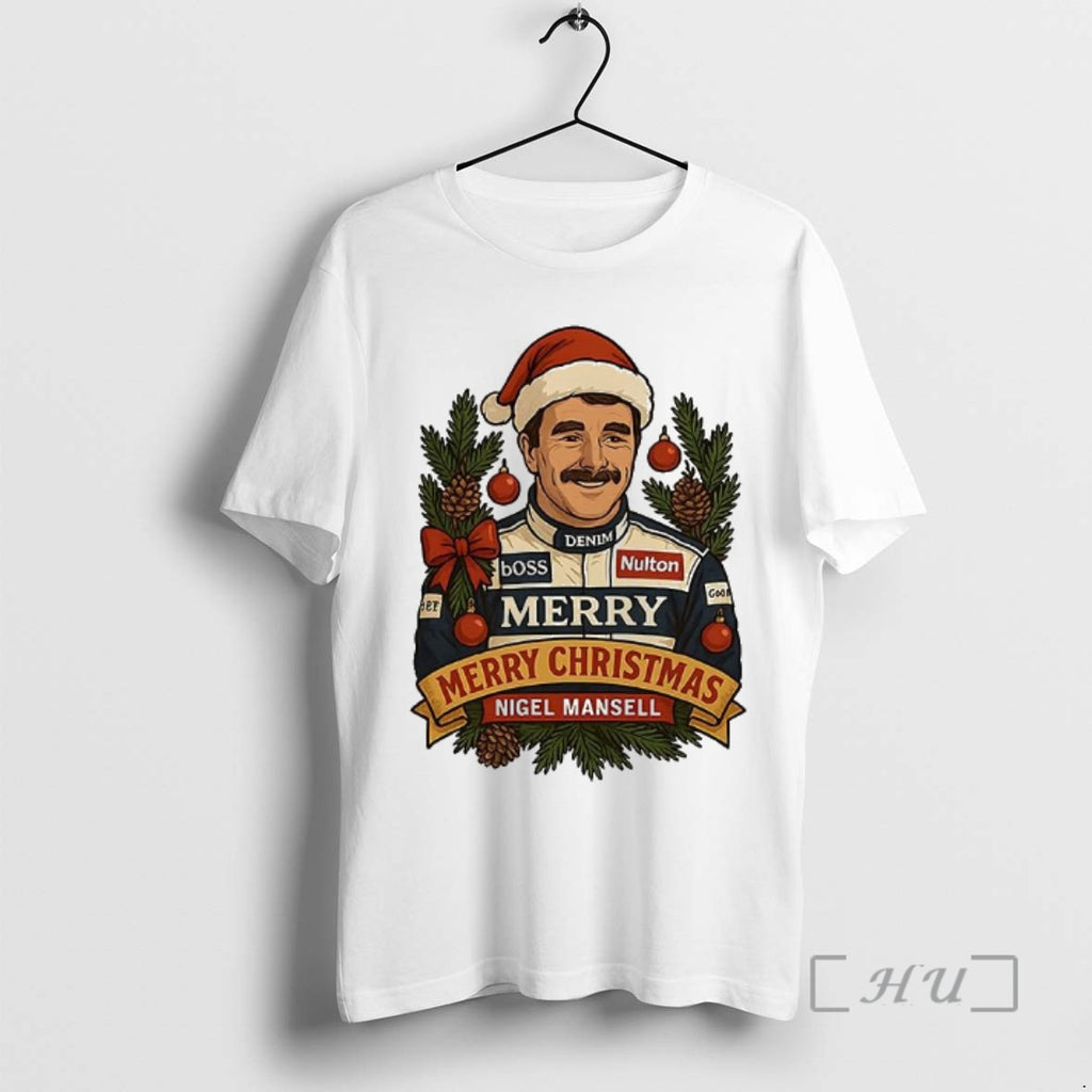 Officials Nigel Mansell Formula One Racing Merry Christmas