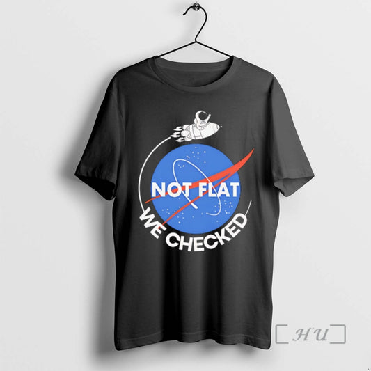 Officials Not Flat We Checked Style Nasa Logo T-Shirts, Hoodie, Sweatshirt | WearSparks.com
