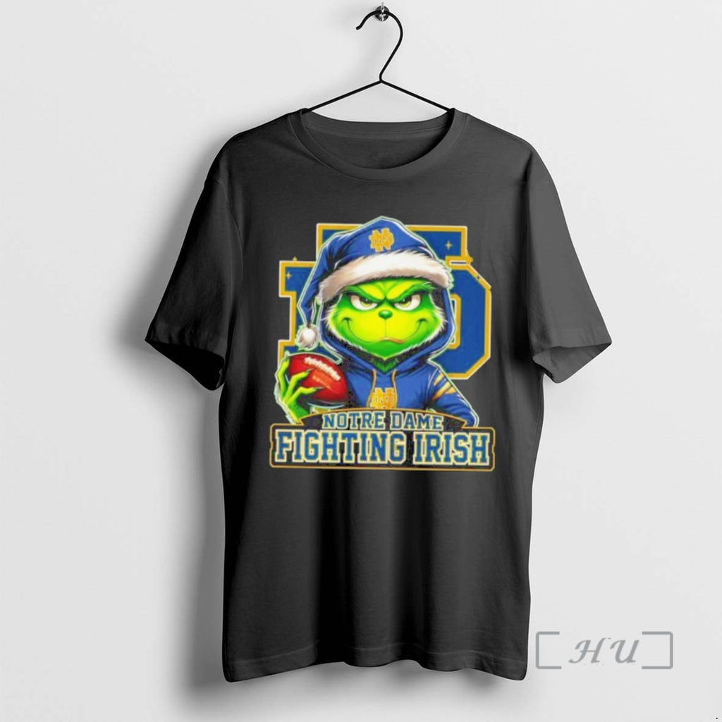 Officials Notre Dame Fighting Irish 2025 Grinch Merry Touchdown Christmas
