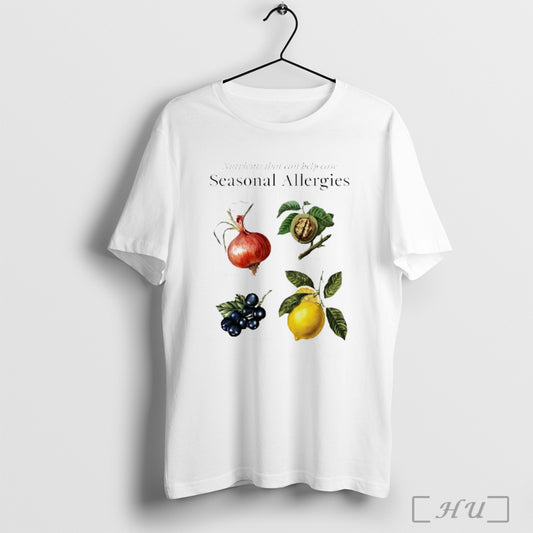 Officials Nutrients Against Allergies Quercetin Bromelain Vitamin C Graphic T Shirt