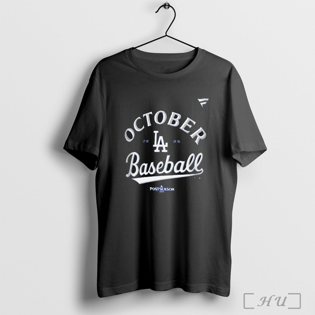 Officials October Los Angeles Dodgers 2025 Mlb Postseason T Shirt