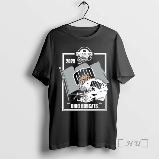 Officials Ohio Bobcats 2025 Frisco Bowl Helmet T-Shirts, Hoodie, Sweatshirt | WearSparks.com