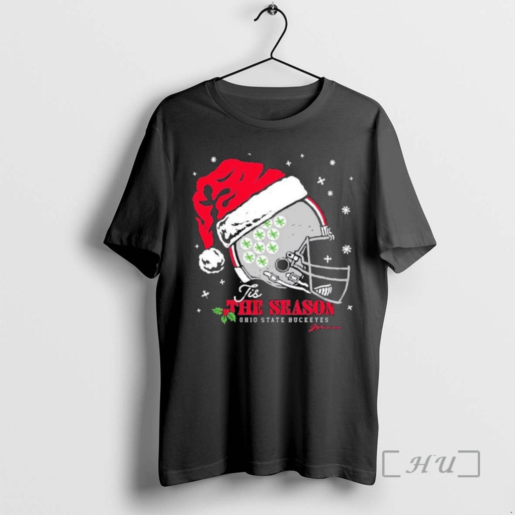 Officials Ohio State Santa Helmet Tis The Season