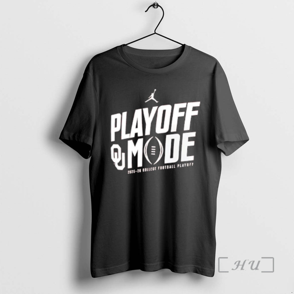 Officials Oklahoma Sooners 2025 26 College Football Playoff Mode Pass Protection Premium T Shirts Sweater