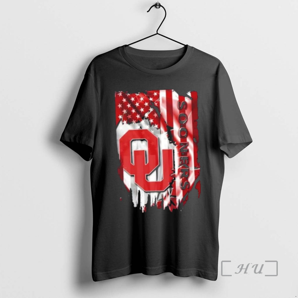 Officials Oklahoma Sooners Football X American Flag