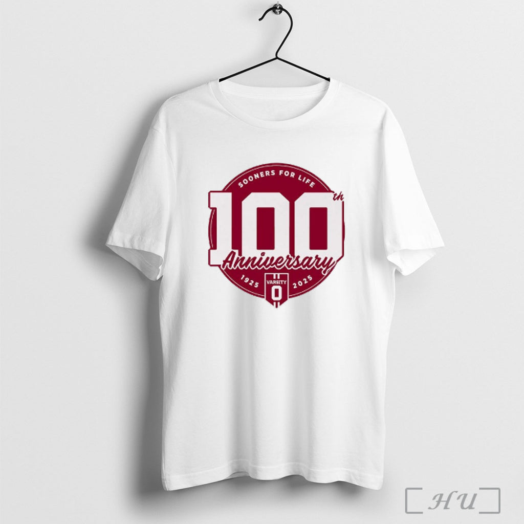 Officials Oklahoma Sooners For Life 100 Anniversary 1925 2025 Varsity O Association Logo