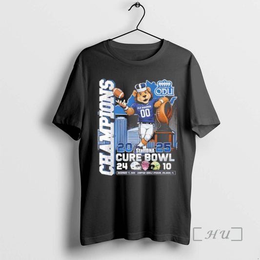 Officials Old Dominion Monarchs 025 Staffdna Cure Bowl Champions T-Shirts, Hoodie, Sweatshirt | WearSparks.com