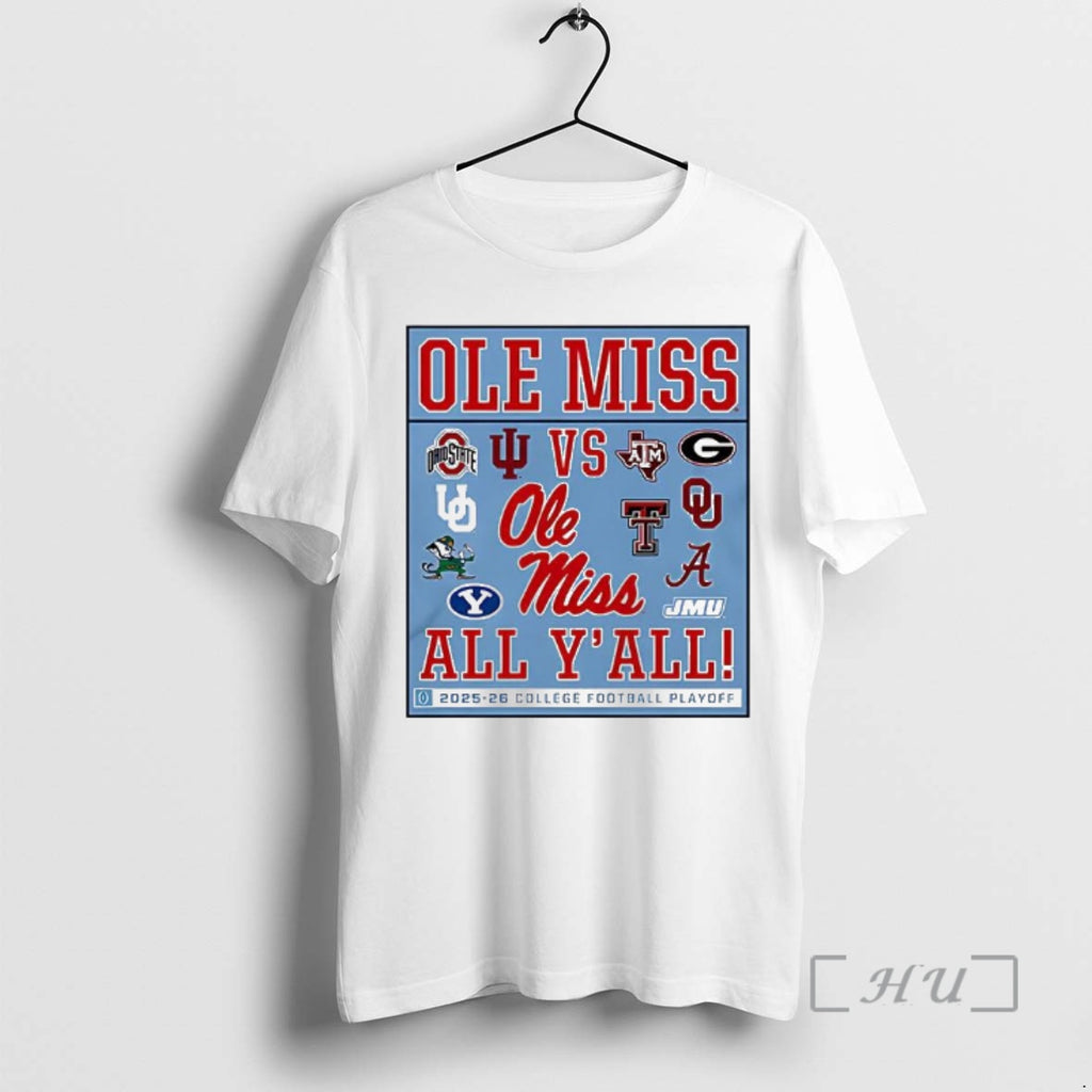 Officials Ole Miss Vs All Yall 2025 2026 Cfp Logo