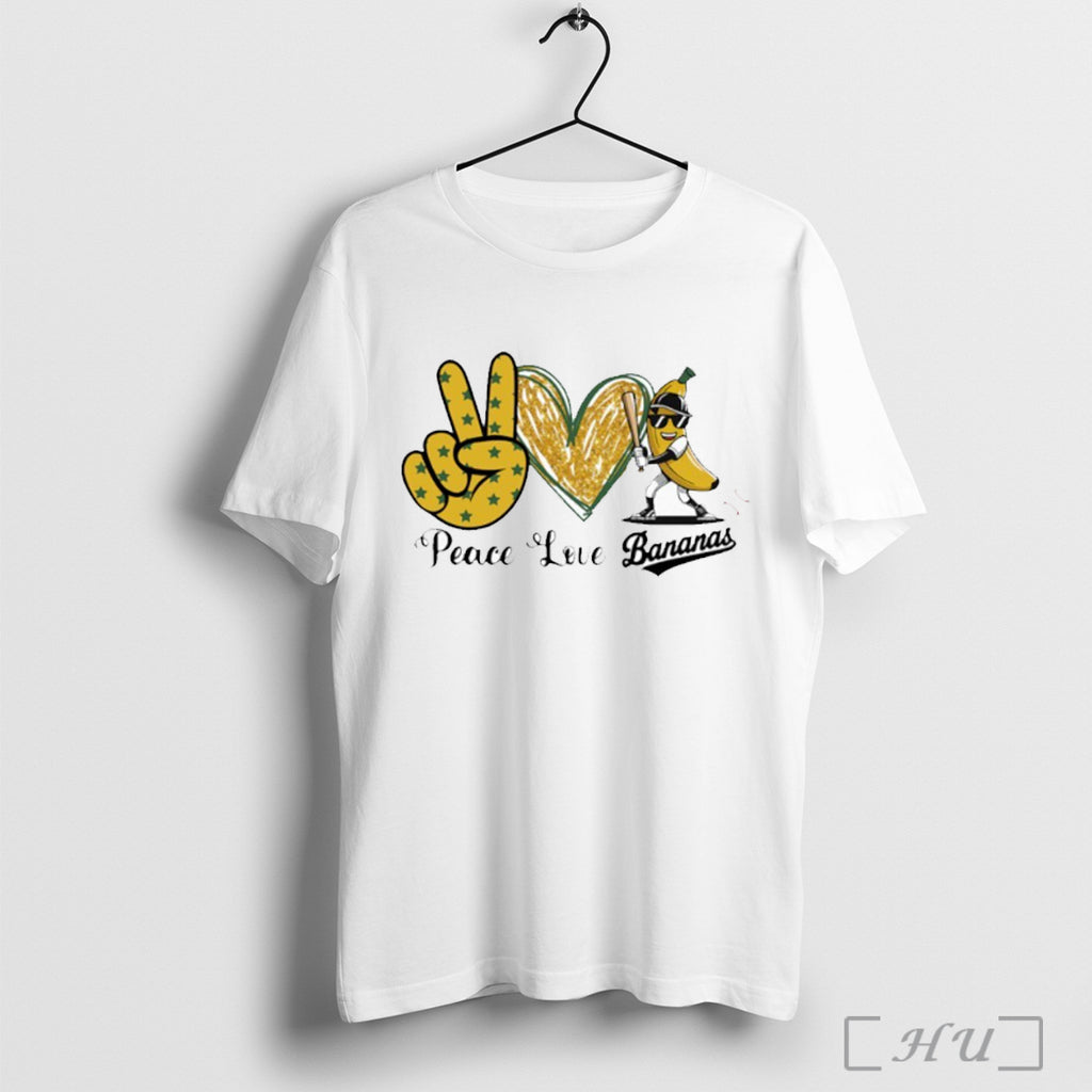 Officials Peace Love Bananas Spor T Shirt