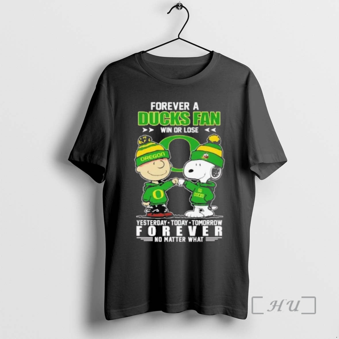 Officials Peanuts Forever A Oregon Ducks Fan Win Or Lose Forever Premium T Shirts Sweater
