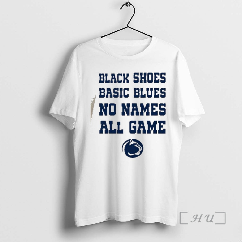 Officials Penn State Nittany Lions Black Shoes Basic Blues No Names All Game Premium