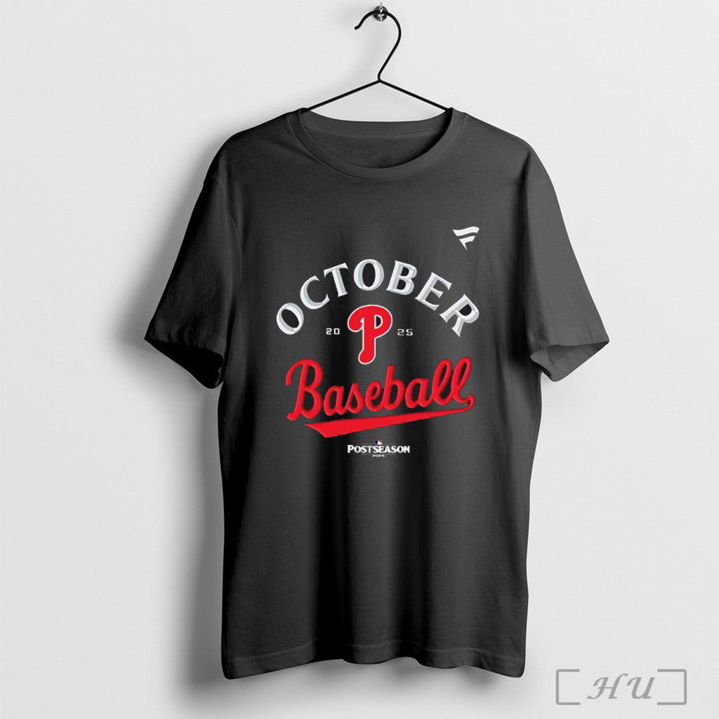 Officials Philadelphia Phillies 2025 Mlb Postseason Locker Room T Shirt