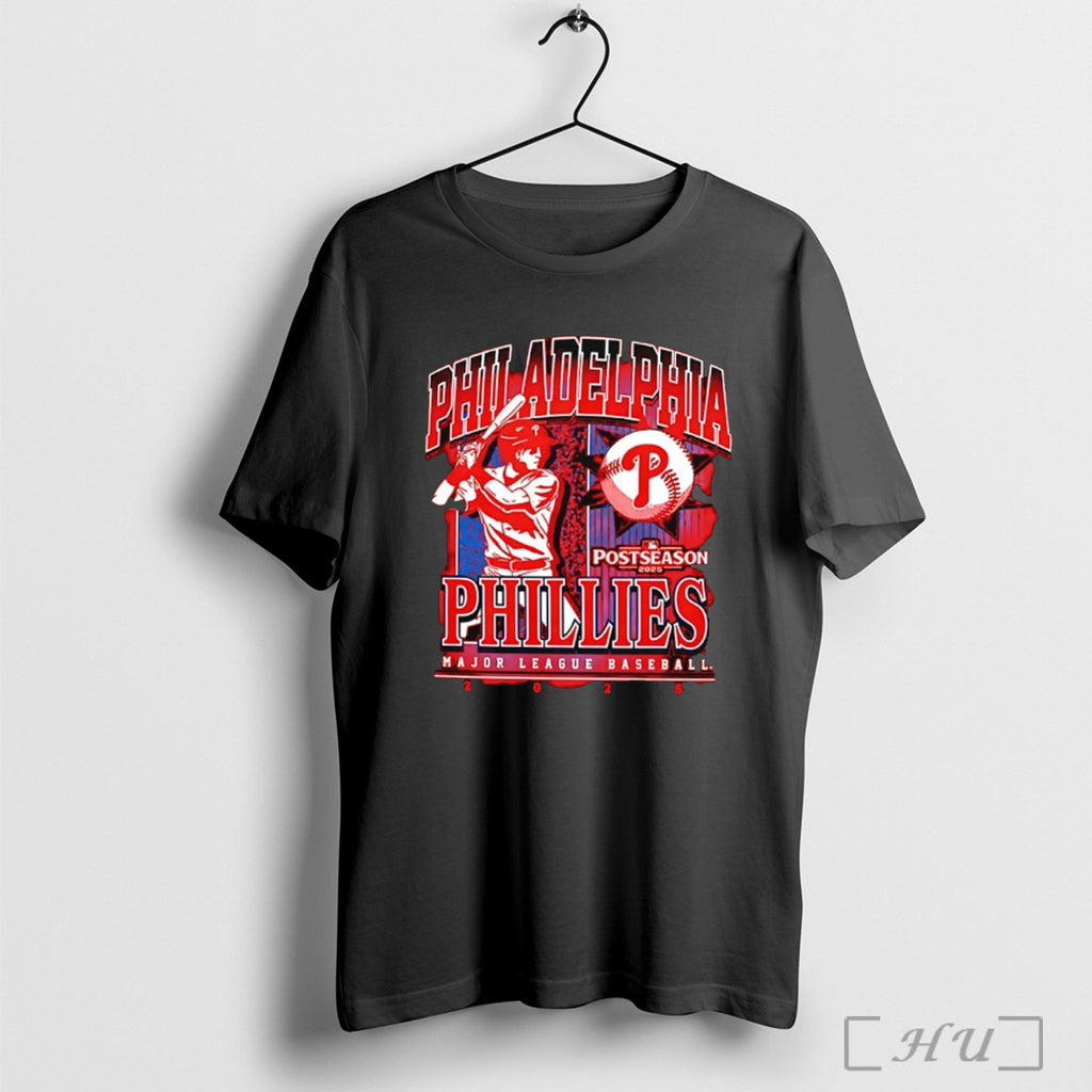 Officials Philadelphia Phillies Baseball 2025 Mlb Postseason Logo T Shirt