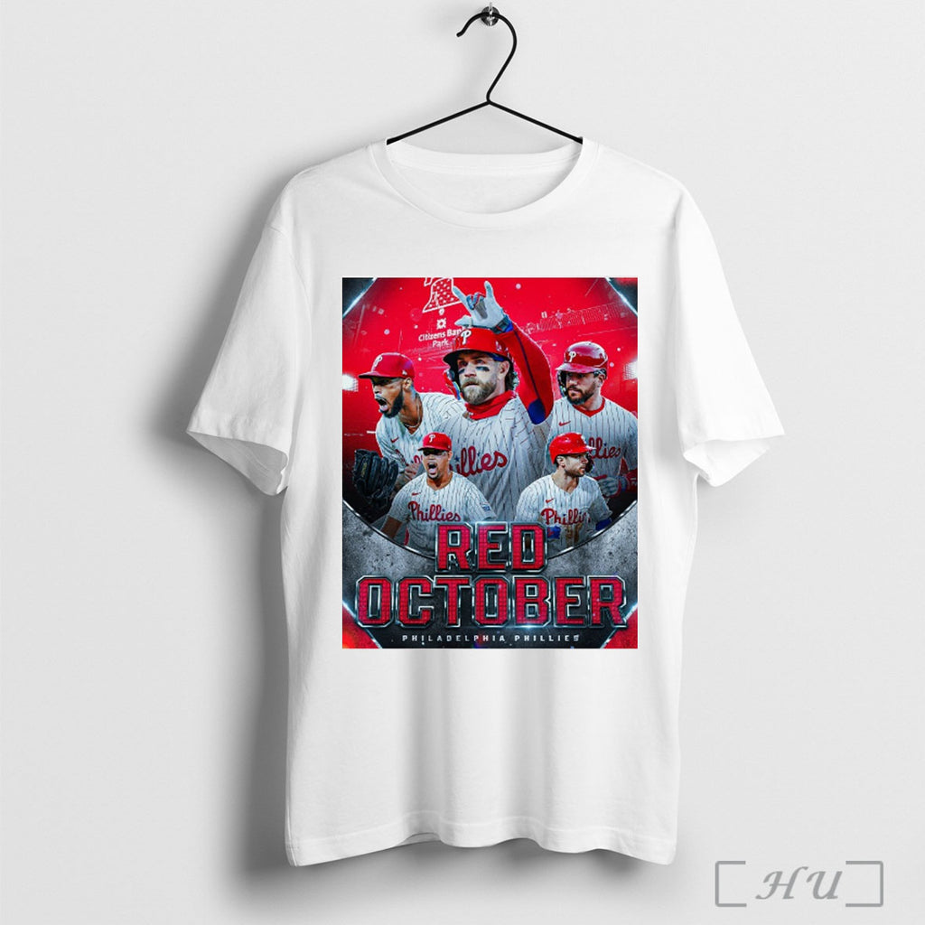 Officials Philadelphia Phillies Mlb For The 4th Straight Year Red October Is Back Poster