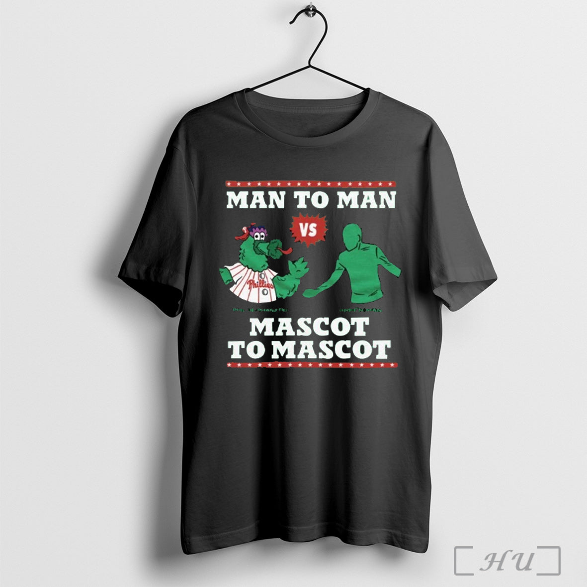 Officials Phillie Phanatic Vs Green Man Man To Man Mascot To Mascot Philadelphia Phillies Mlb