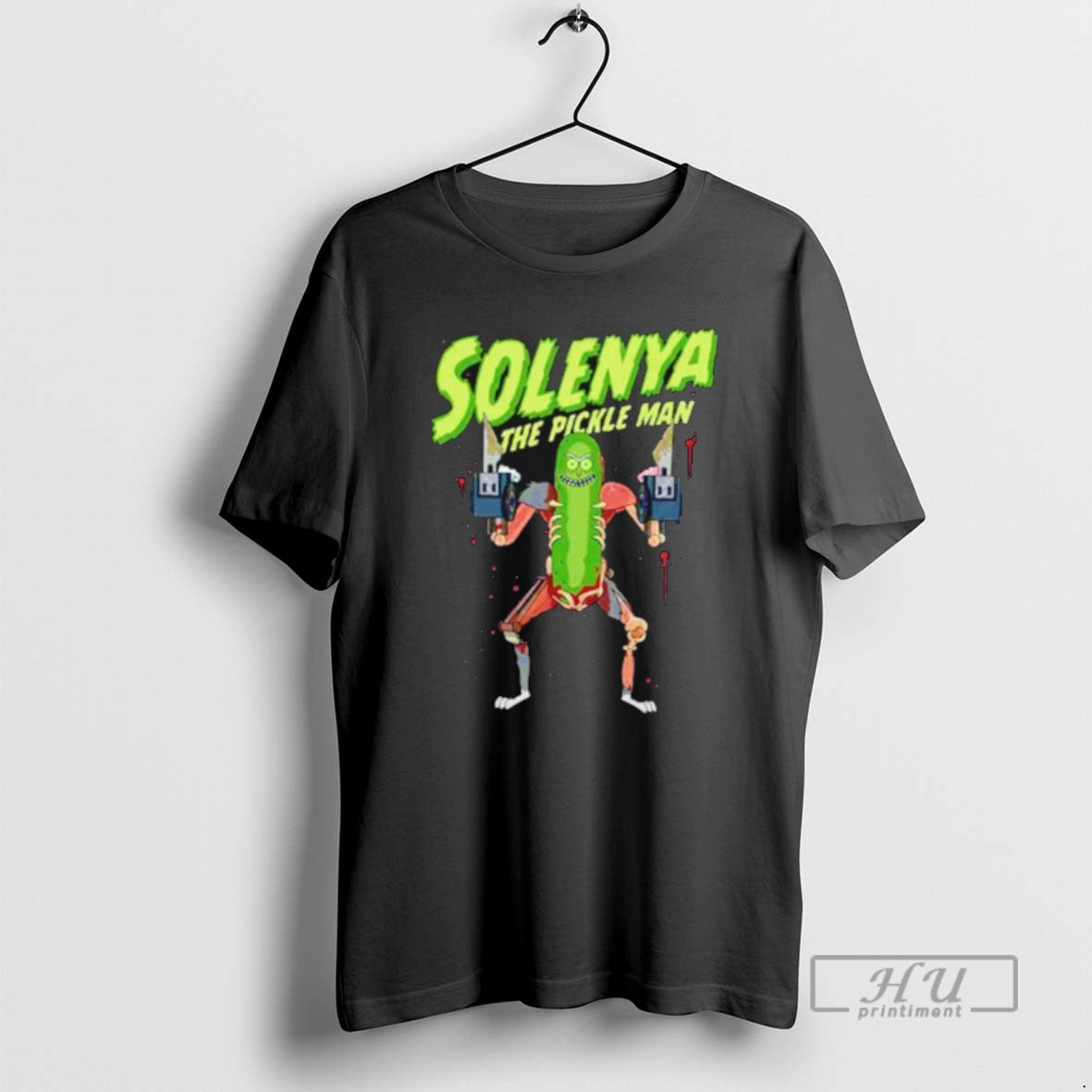 Officials Pickle Rick Solenya The Pickle Man T Shirt