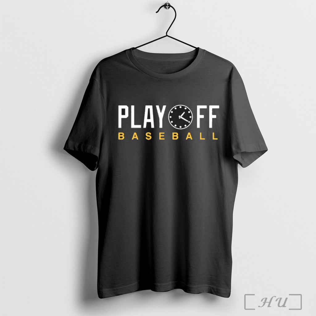 Officials Playoff Baseball Clock 2025 Mlb Postseason T Shirt