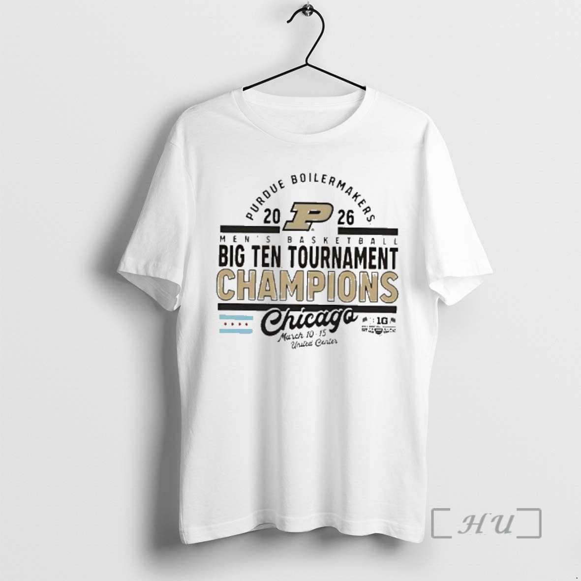 Officials Purdue Boilermakers 2026 Mens Basketball Big Ten Tournament Champions Chicago Premium T Shirts Sweater