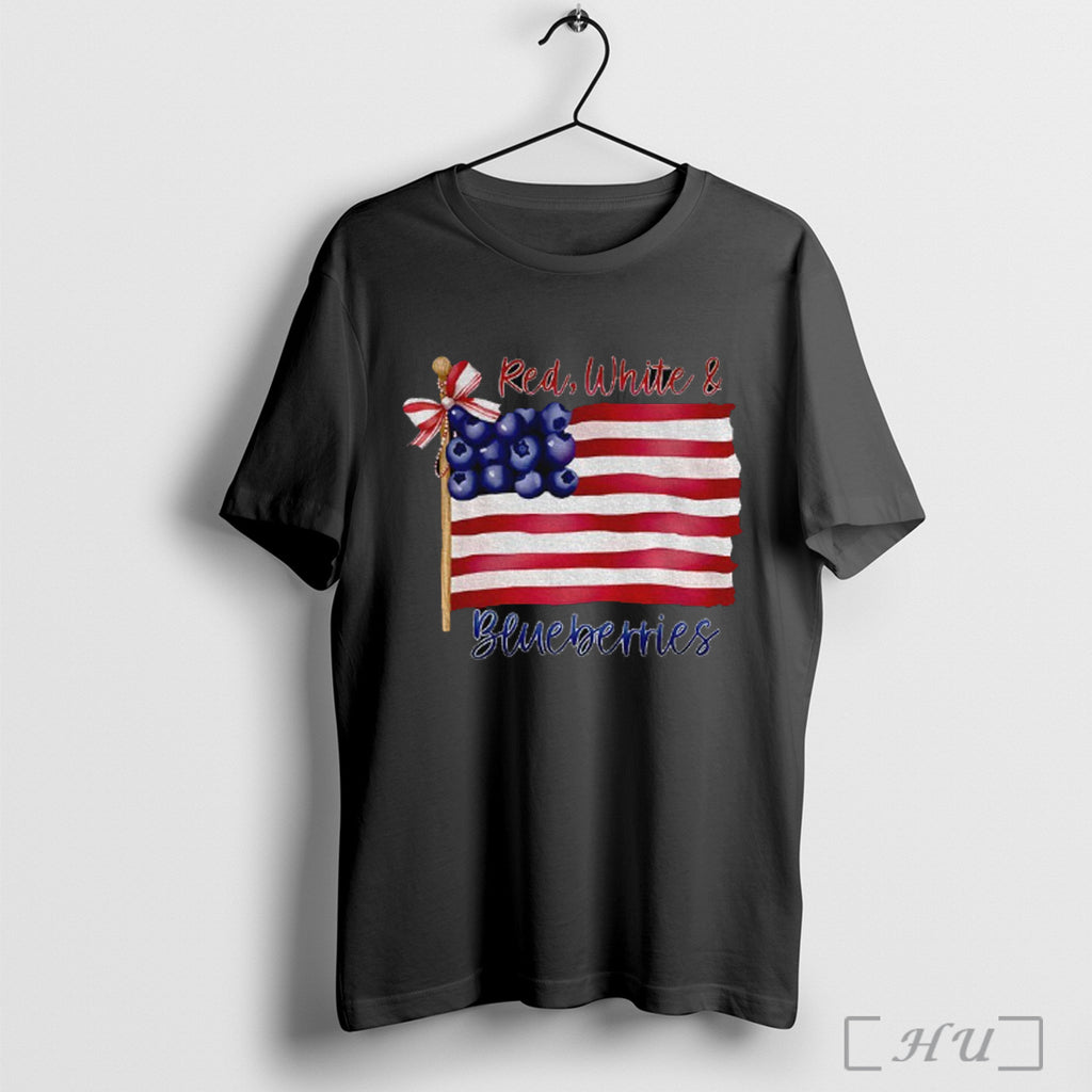 Officials Red White And Blueberries Charlie Kirk 1993 2025 Memorial Freedom Usa T Shirt