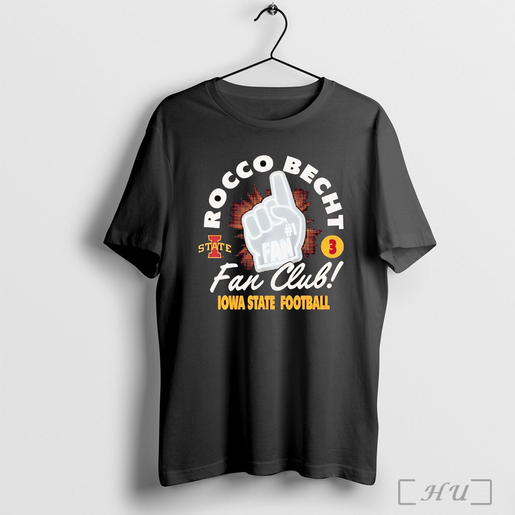 Officials Rocco Becht Top Fan Club Iowa State Cyclones T Shirt
