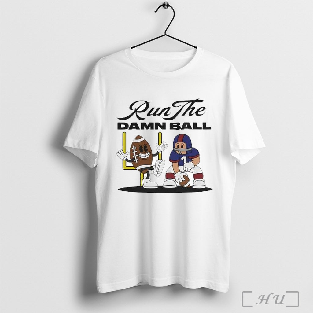 Officials Run The Damn Ball Football Player And Football T Shirt