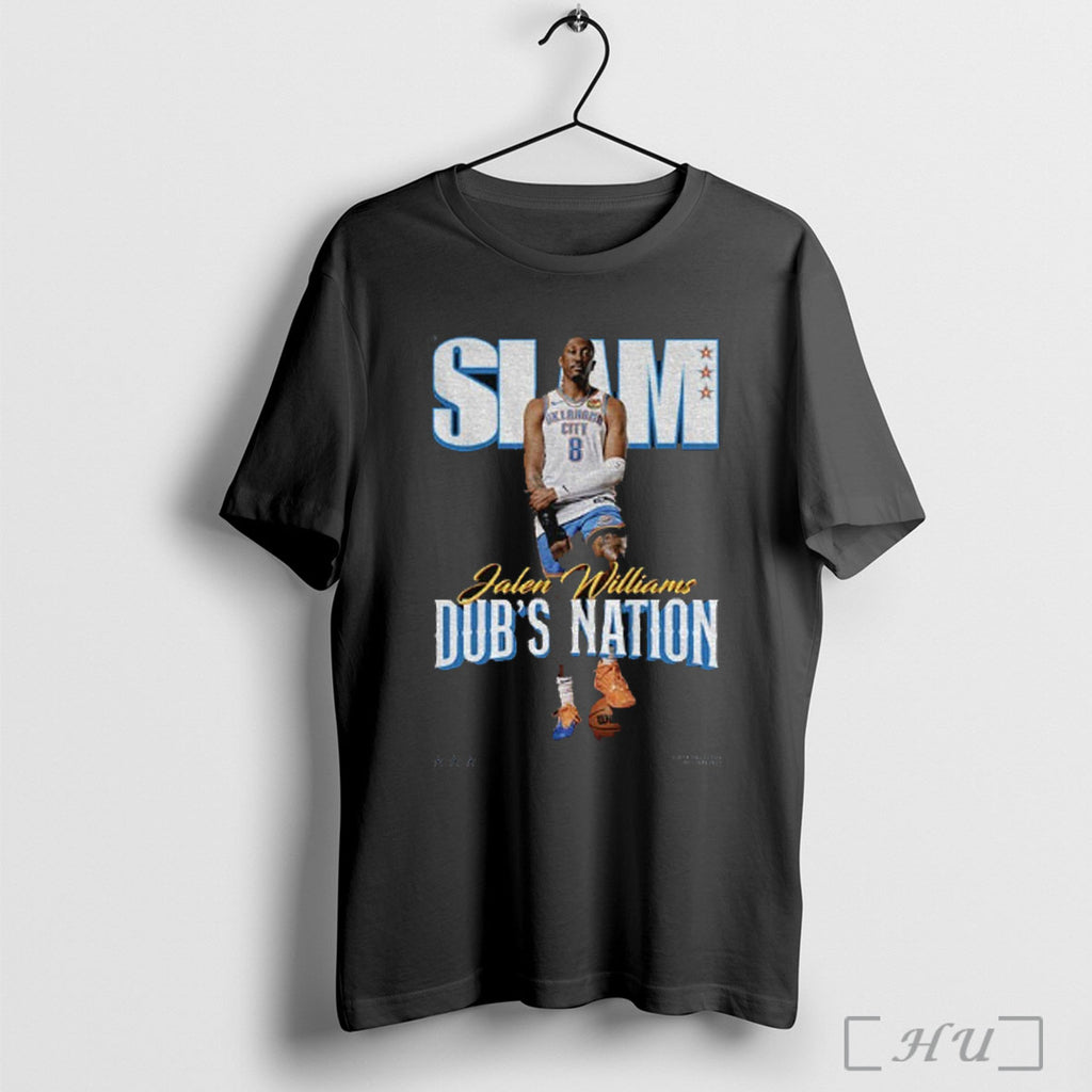 Officials Slam Jalen Williams Dubs Nation Oklahoma City Thunder Nba Basketball Vintage T Shirt