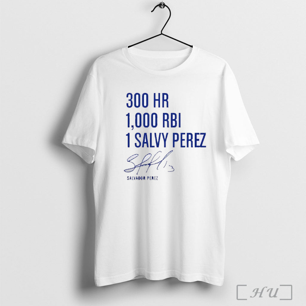 Officials Salvador Perez 300 Homers And 1000 Rbi And 1 Salvy Perez Kansas City Royals