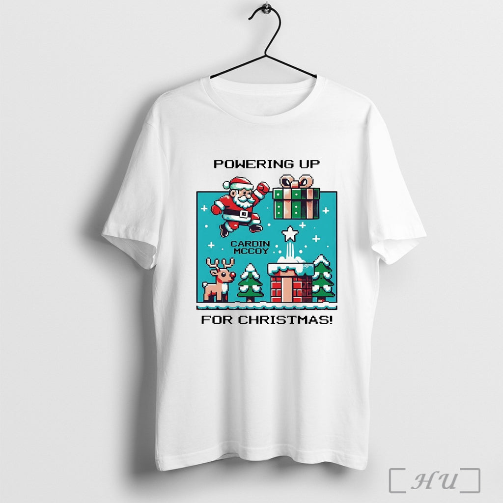 Officials Santa Game Powering Up For Christmas T Shirt