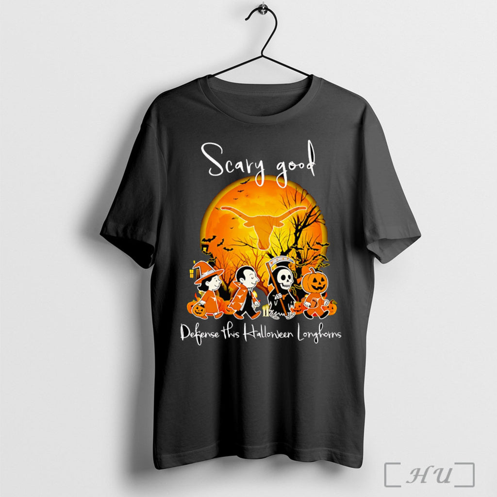 Officials Scary Good Defense This Halloween Texas Longhorns T Shirt