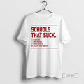 Officials Schools That Suck Purdue Michigan Ohio State All Of The Above Premium T Shirts