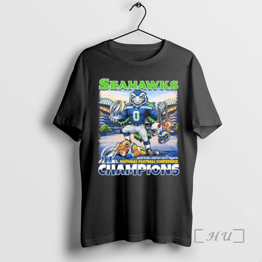 Officials Seahawks Beat Rams Nfc Champions Vintage Mascot T-Shirts, Hoodie, Sweatshirt | WearSparks.com