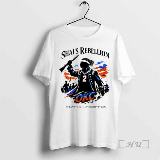 Officials Shai Gilgeous Alexander 2 Shais Rebellion Oklahoma City Thunder Basketball 2026 Premium T Shirts