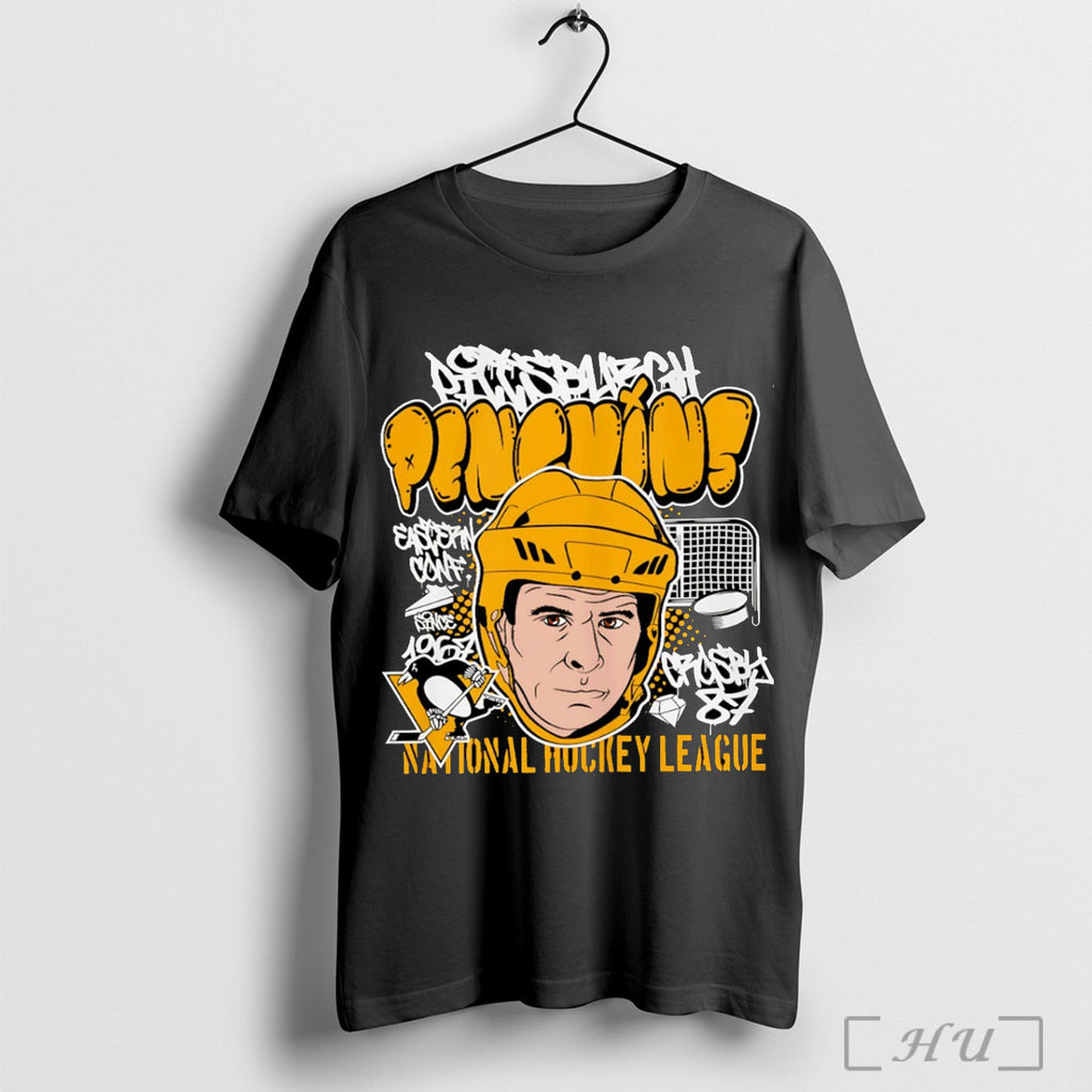 Officials Sidney Crosby Big Head Pittsburgh Penguins Nhl Cartoon T Shirt