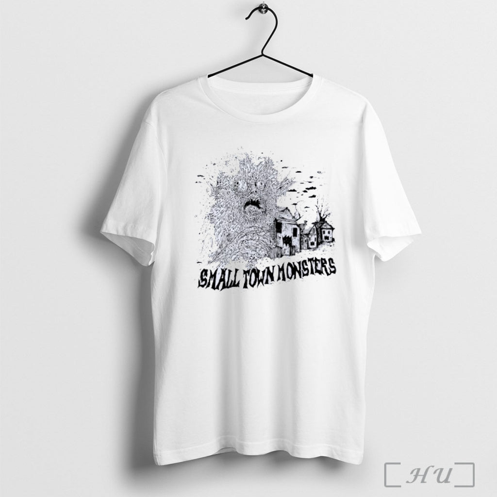 Officials Small Town Monsters Spooky Season Halloween T Shirt