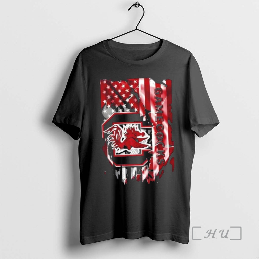 Officials South Carolina Gamecocks Football X American Flag