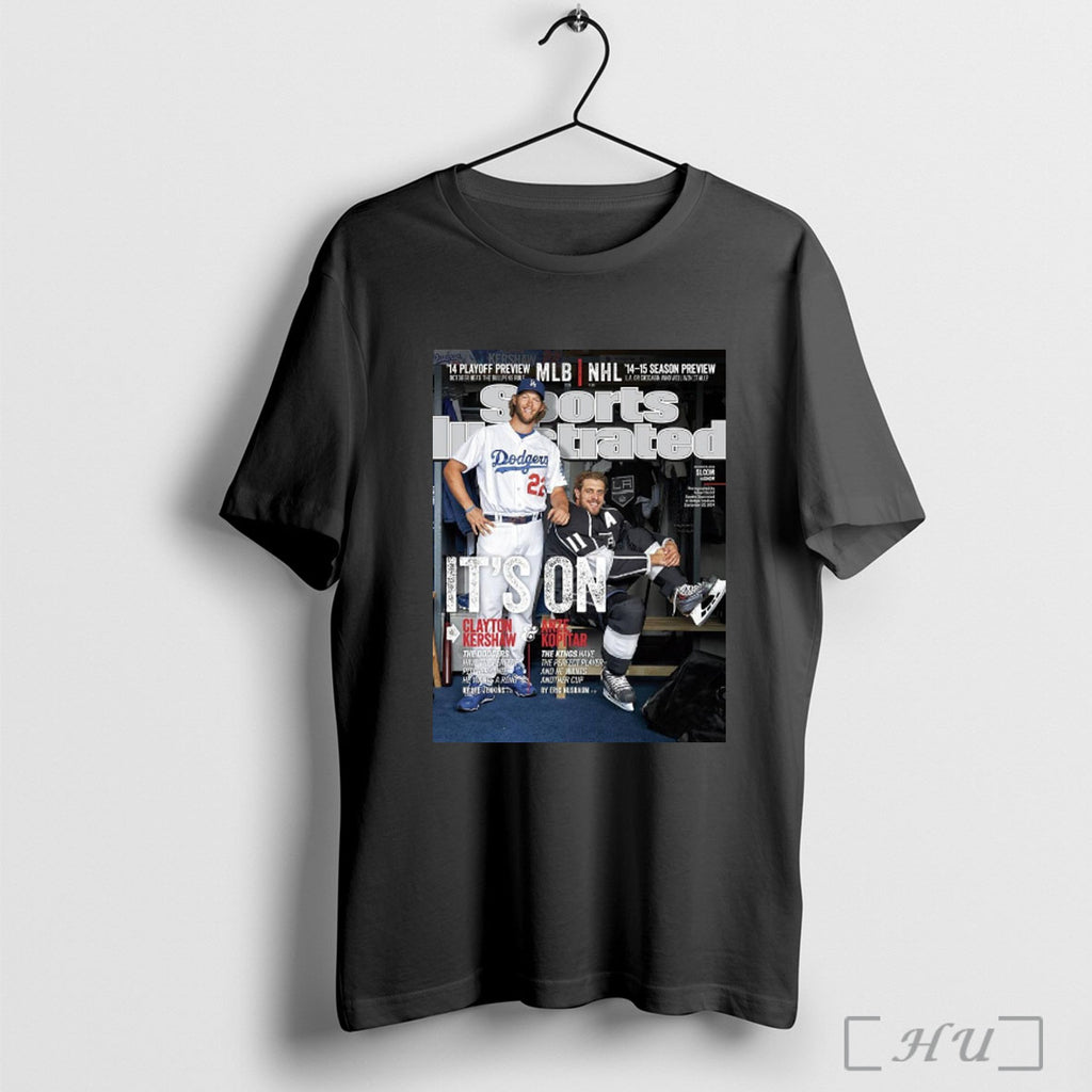 Officials Sports Illustrated Clayton Kershaw Los Angeles Dodgers And Anze Kopitar Los Angeles Kings Its